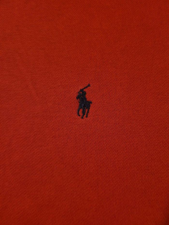 Sweat POLO Ralph Lauren Rouge Taille Xl Logo Brodé - photo numéro 6