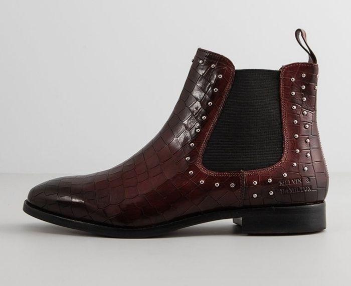 Bottines Cuir Melvin&Hamilton Bordeaux T.41 - photo numéro 2