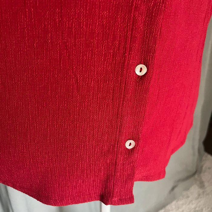 Chemise manches longues Kaporal rouge / bordeau neuve - photo numéro 4