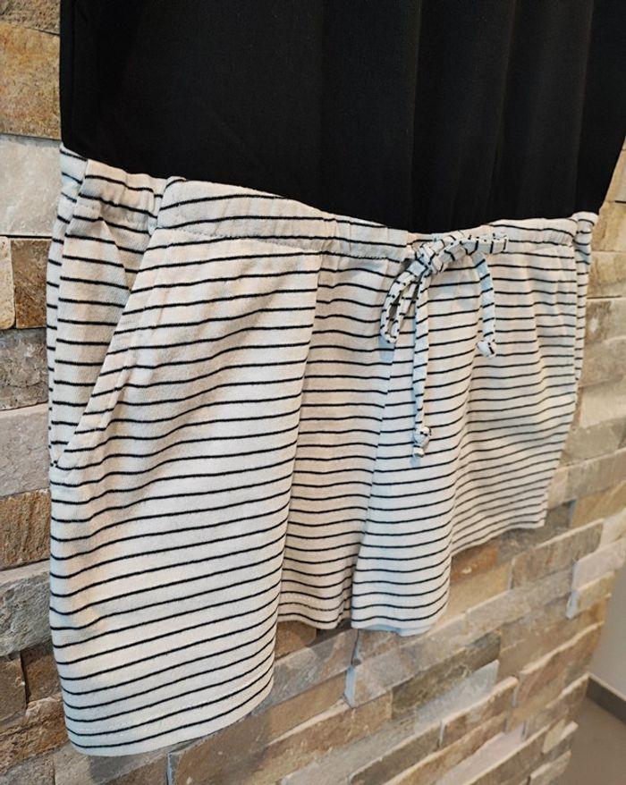 Combi short marinière Vila noir blanc - photo numéro 3