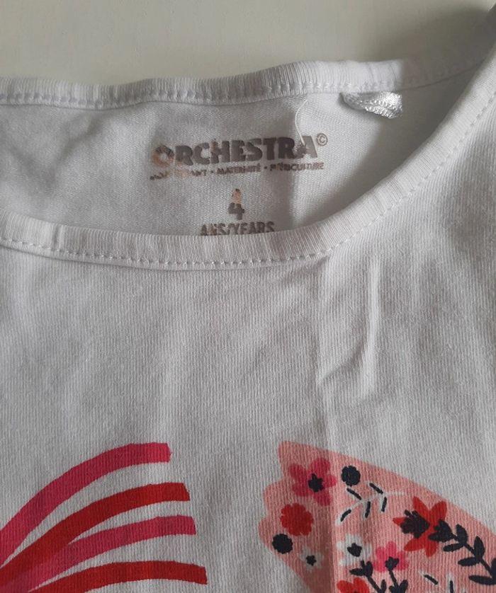 T-shirt Orchestra blanc taille 4 ans / 104 cm - photo numéro 2