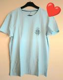 Tee shirt turquoise homme T : M