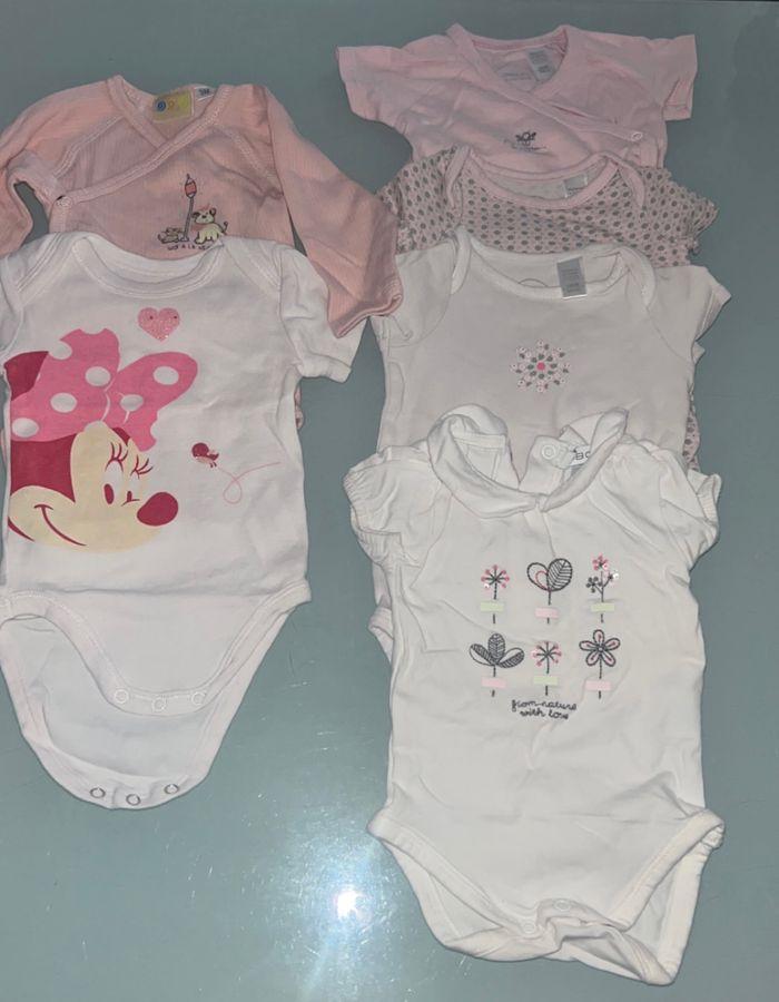 Lot de 6 bodies bébé