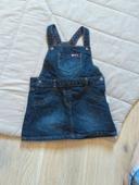 Salopette robe jean 24 mois