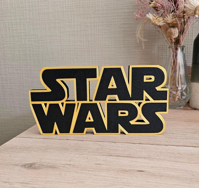 Figurine logo Starwars 20x10cm - photo numéro 1