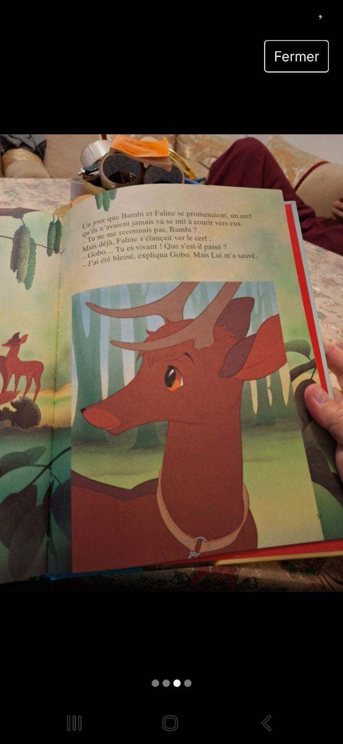 Livre il était une Foix bambi une page un peu tacheté mes rien mechant - photo numéro 3