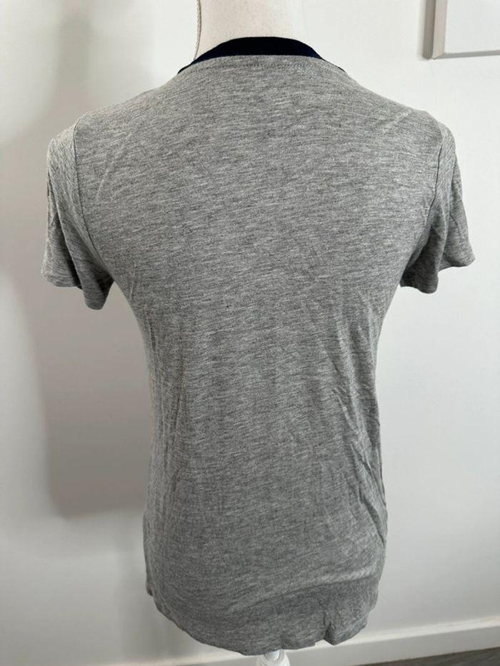 T-shirt gris et bleu marine Teddy Smith T36 S - photo numéro 5