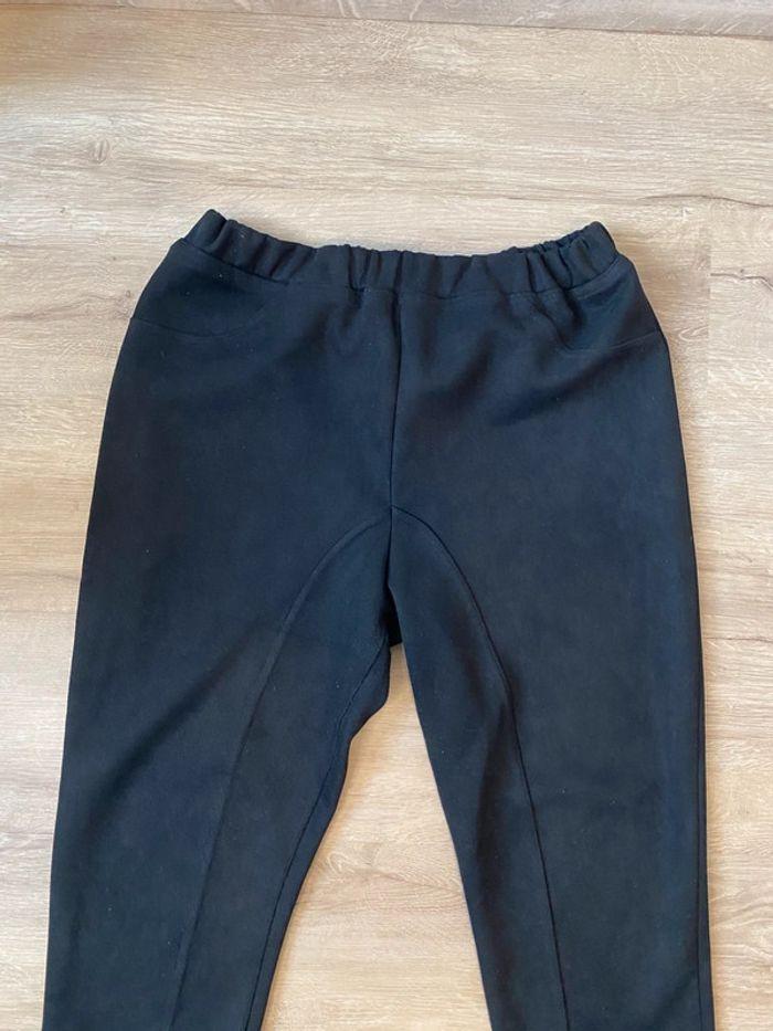 Pantalon legging effet daim noir taille XL / 42 - photo numéro 6