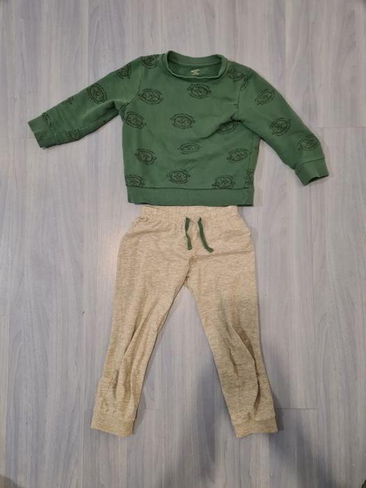 Pyjama vert et gris Kiabi 6 ans 116 cm enfant - photo numéro 1