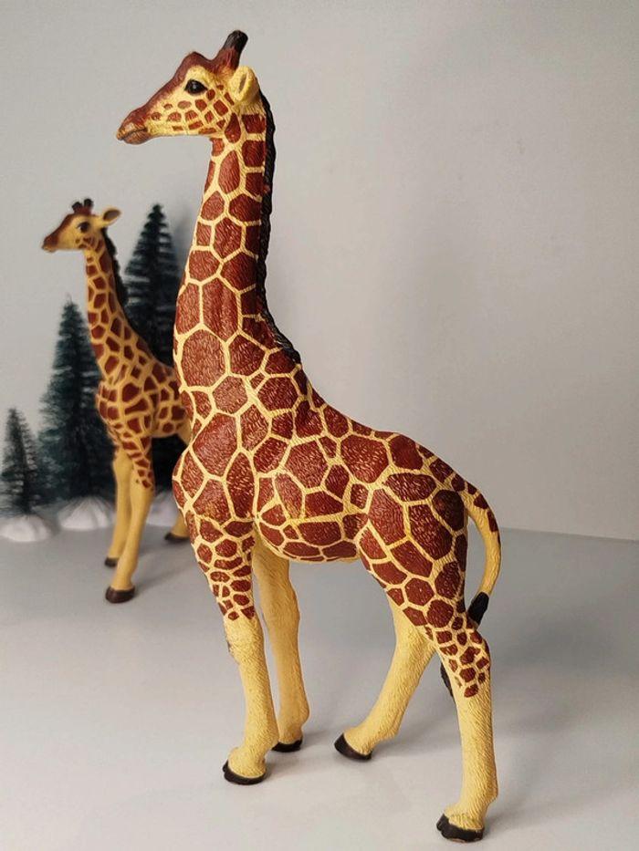 Figurine girafe et son girafon Papo - photo numéro 2