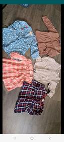 Lot Blouse (chemise) fille 12 mois