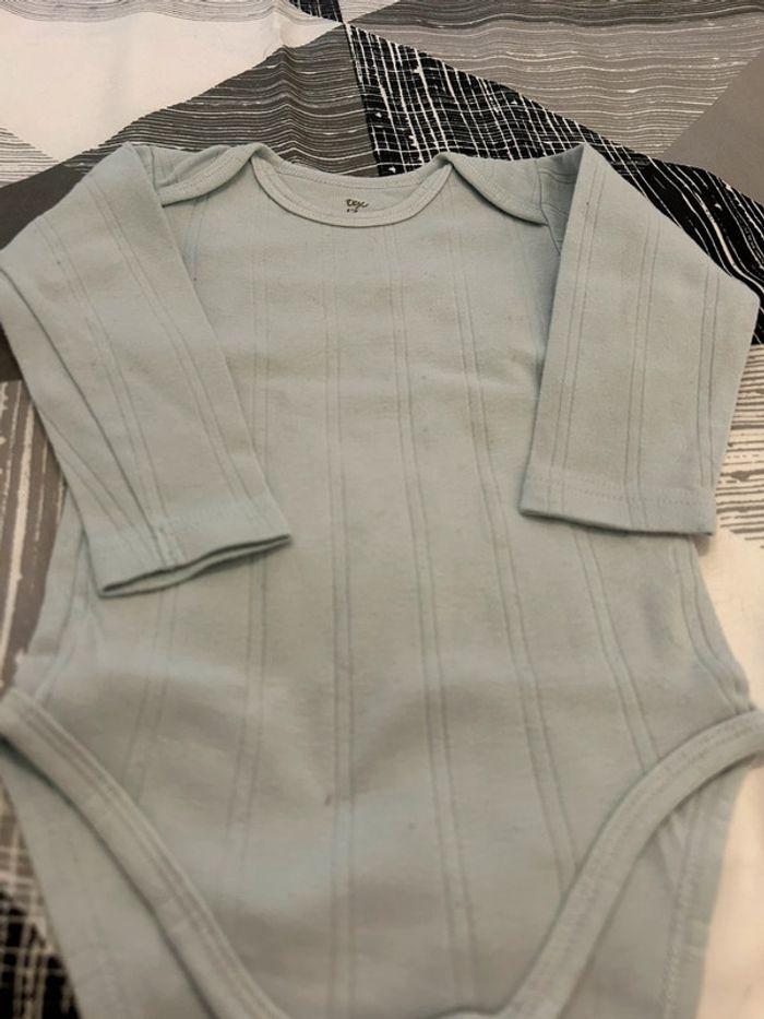 Body manches longues bleu Tex taille 12 m - photo numéro 3