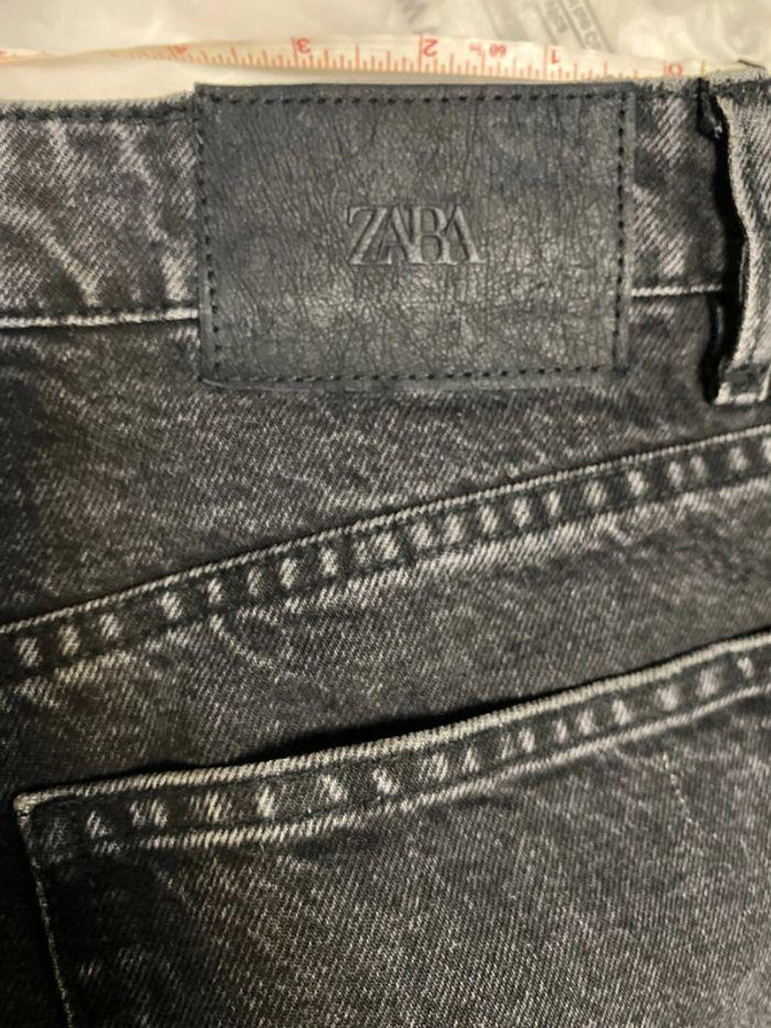 Pantalon jean à jambes larges taille  haute  Zara. Taille 44 - photo numéro 10