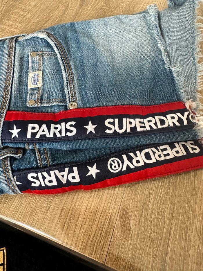 Short en jean Superdry - photo numéro 3