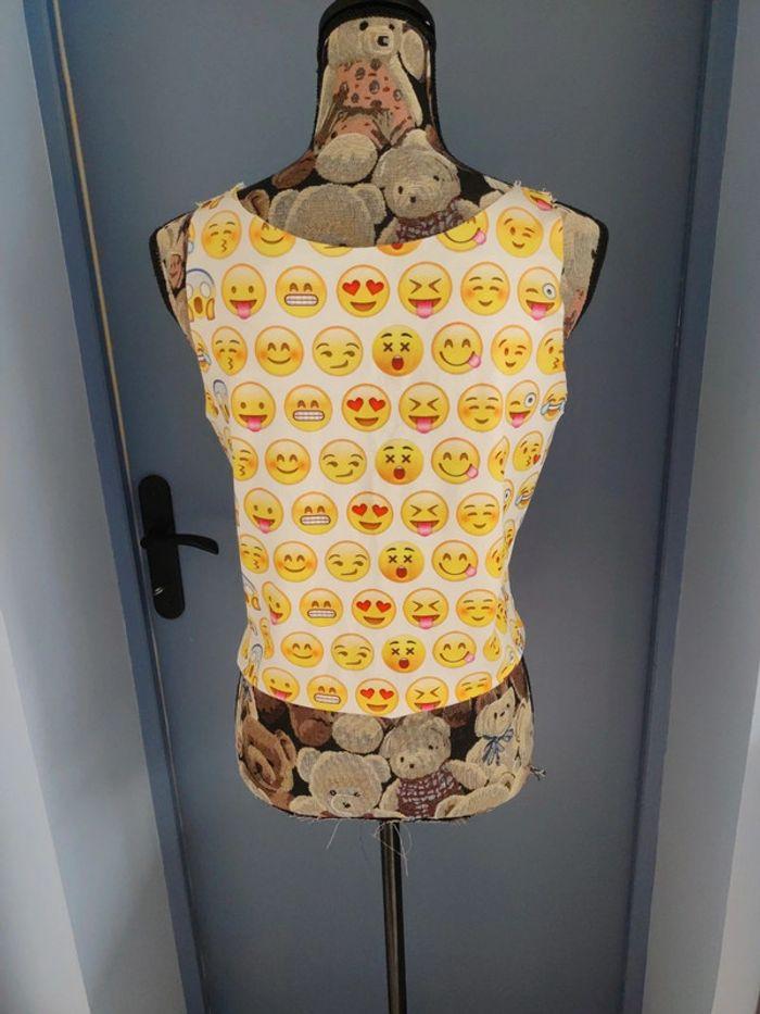 Croque Top emoji taille unique - photo numéro 4