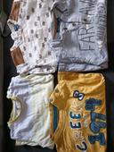 Lot t shirt manches longues