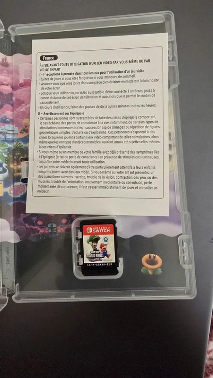 Jeu switch super Mario wonder - photo numéro 2