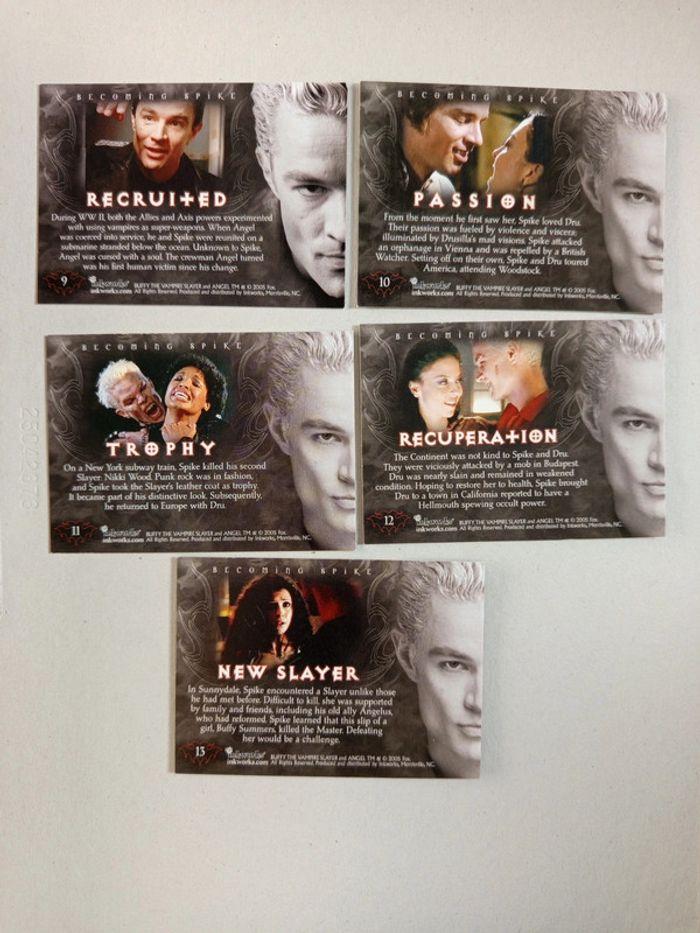 Lot 5 Cartes buffy the vampire slayer - photo numéro 2