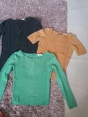 Lot de 3 hauts femme taille 34-36