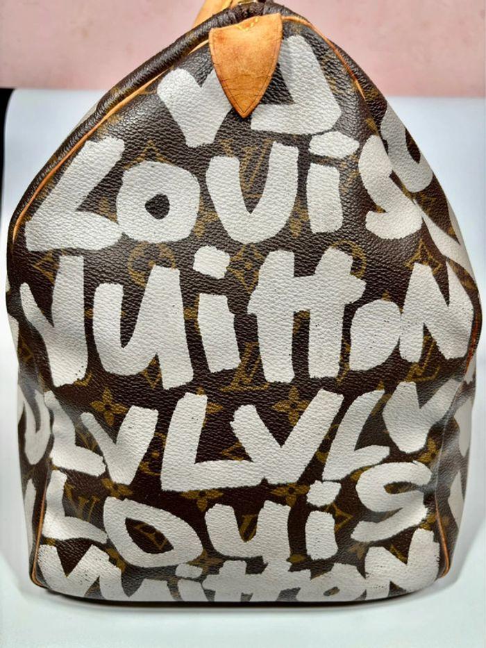 Louis Vuitton Vintage Édition Limitée Graffiti Keepall 50 - photo numéro 2