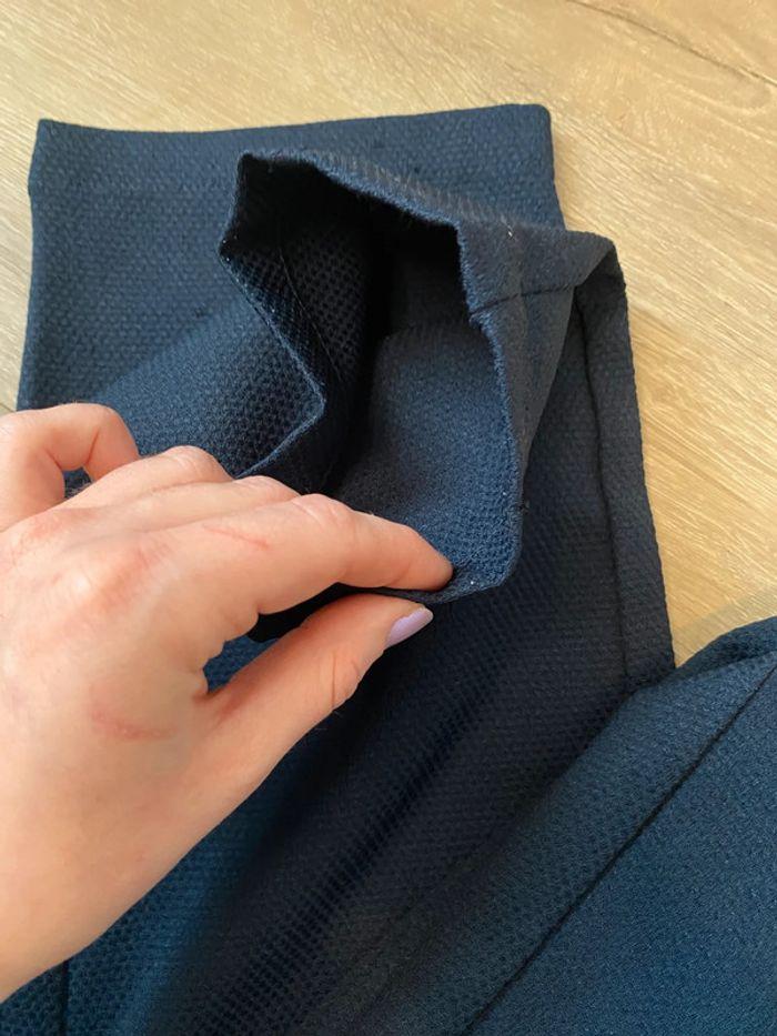 Pantalon chino avec élastique bleu marine Kiabi taille S / 36 - photo numéro 7