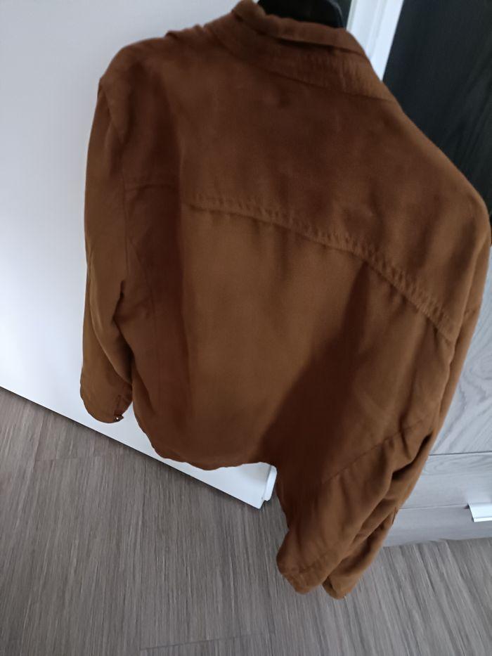 Veste homme marque Zara taille 42 couleur marron - photo numéro 2