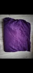 Drap housse violet 90x190 cm très bon état