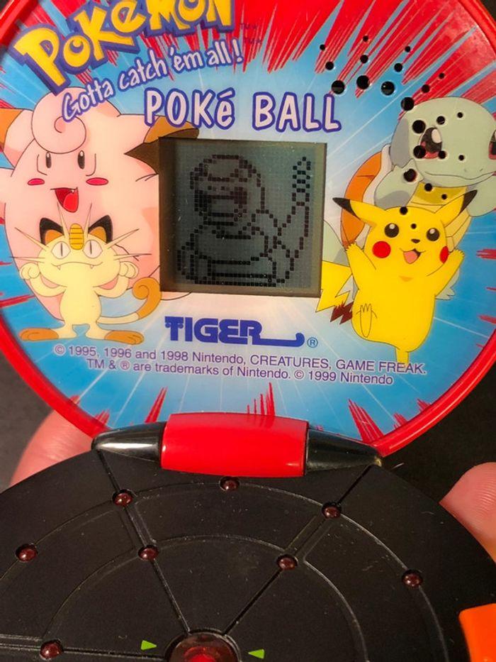 Pokémon poke ball Tiger électronics vintage 1998 1999 jeux électronique - photo numéro 2