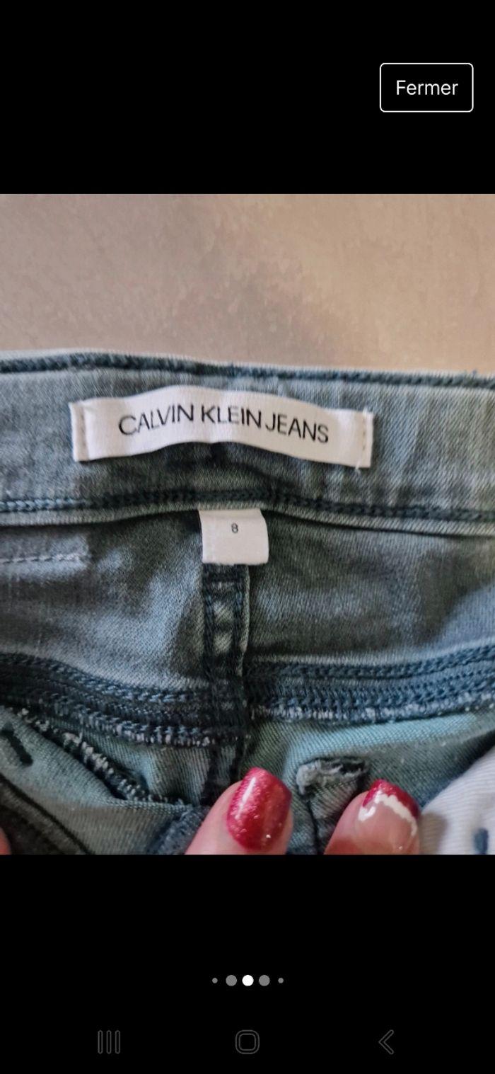 Jeans fille calvin klein - photo numéro 2