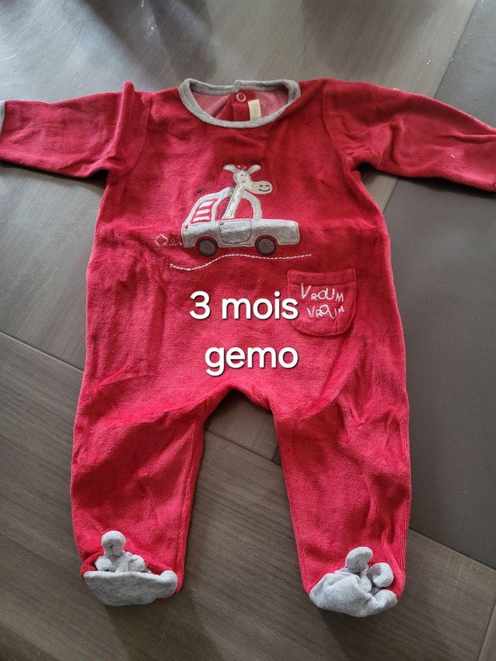 Lot 8 pyjamas babygros garçon 3 mois - photo numéro 5