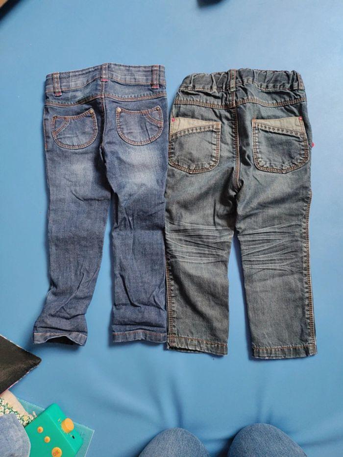 Lot deux jeans Catimini fille 2ans - photo numéro 5