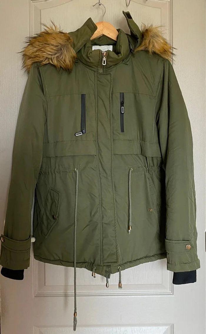 Parka kaki Femme Taille M - photo numéro 1