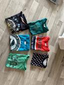 Lot de six T-shirts taille 4 ans