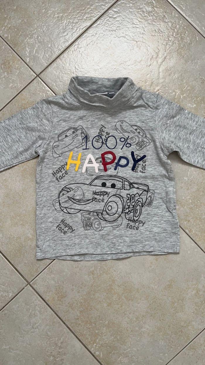 Tee-shirts cars 18 mois