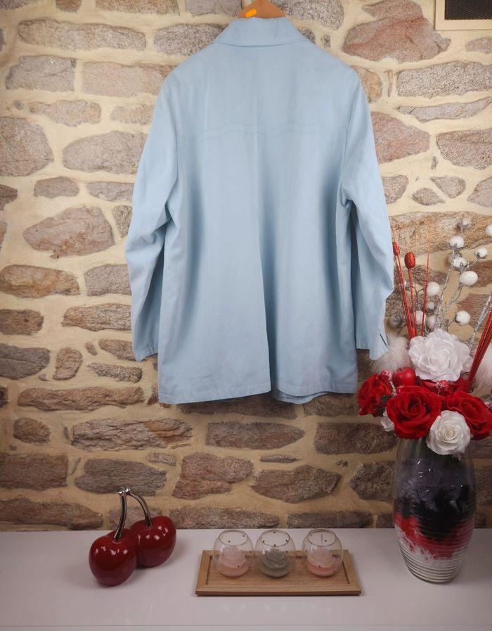 Veste en suédine Vintage 1987  bleu turquoise Femme taille 50 marque Guy Dubouis 🍬 - photo numéro 3