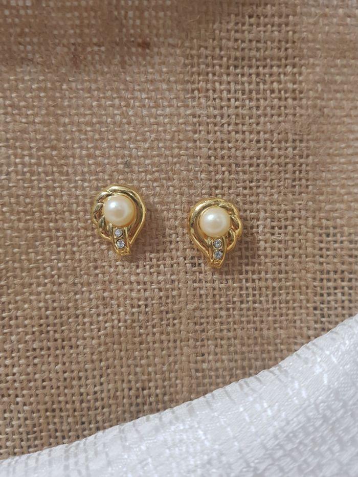 Boucles d'oreilles perles - photo numéro 2