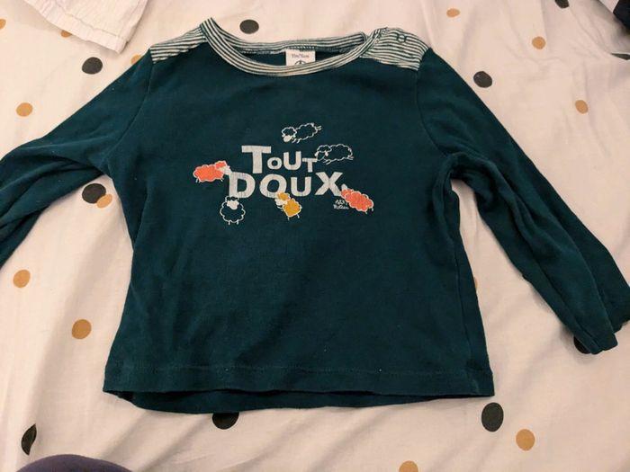 Tee Shirt bébé 12 mois Petit Bateau - photo numéro 2