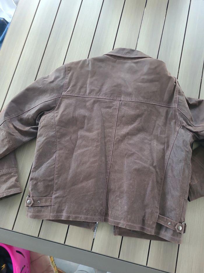 Veste skipper croûte de cuir de porc - photo numéro 3