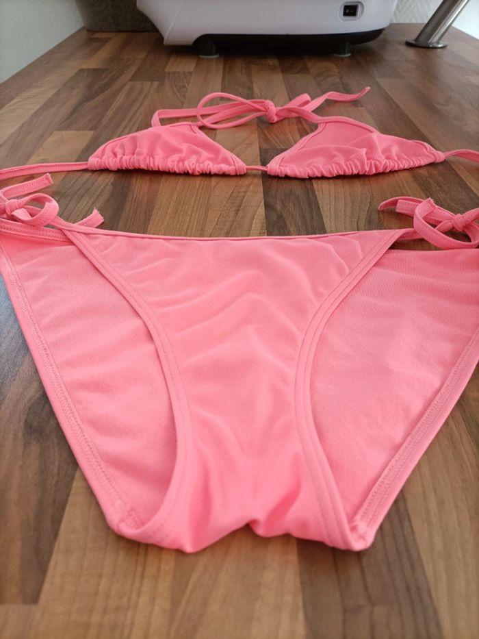 Maillot de bain 2 pièces tribord rose S - photo numéro 2