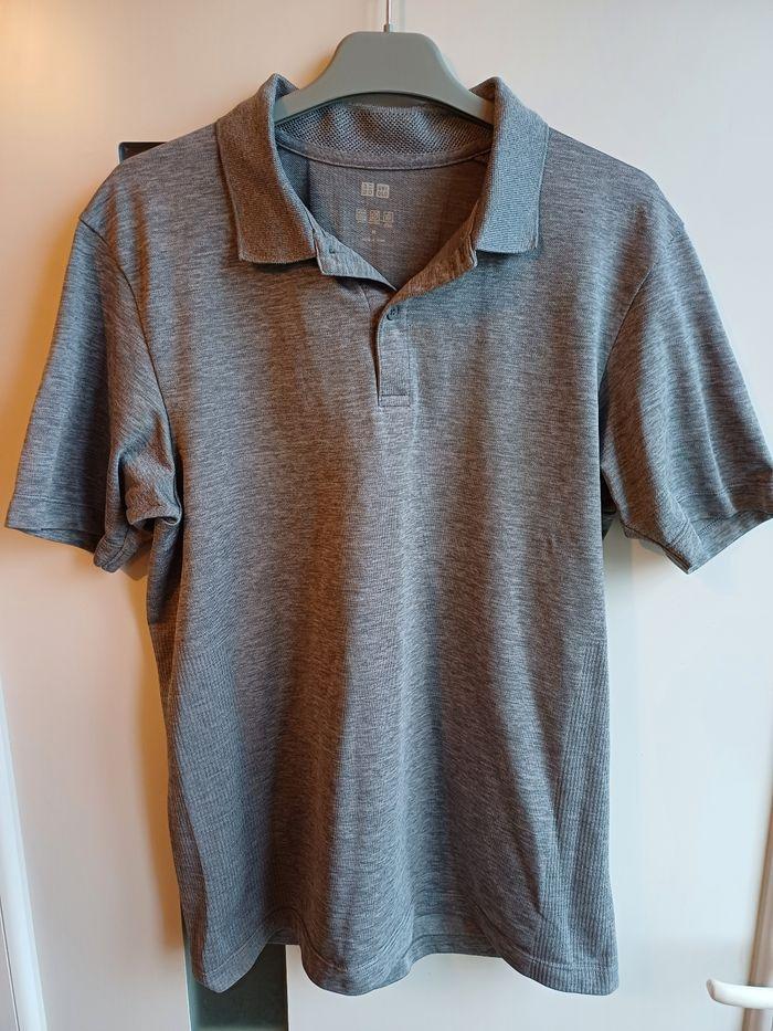 Polo gris Uniqlo Airism, M - photo numéro 1