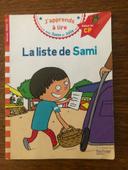 J’apprends à lire avec Sami et Julie, début CP. La liste de Sami