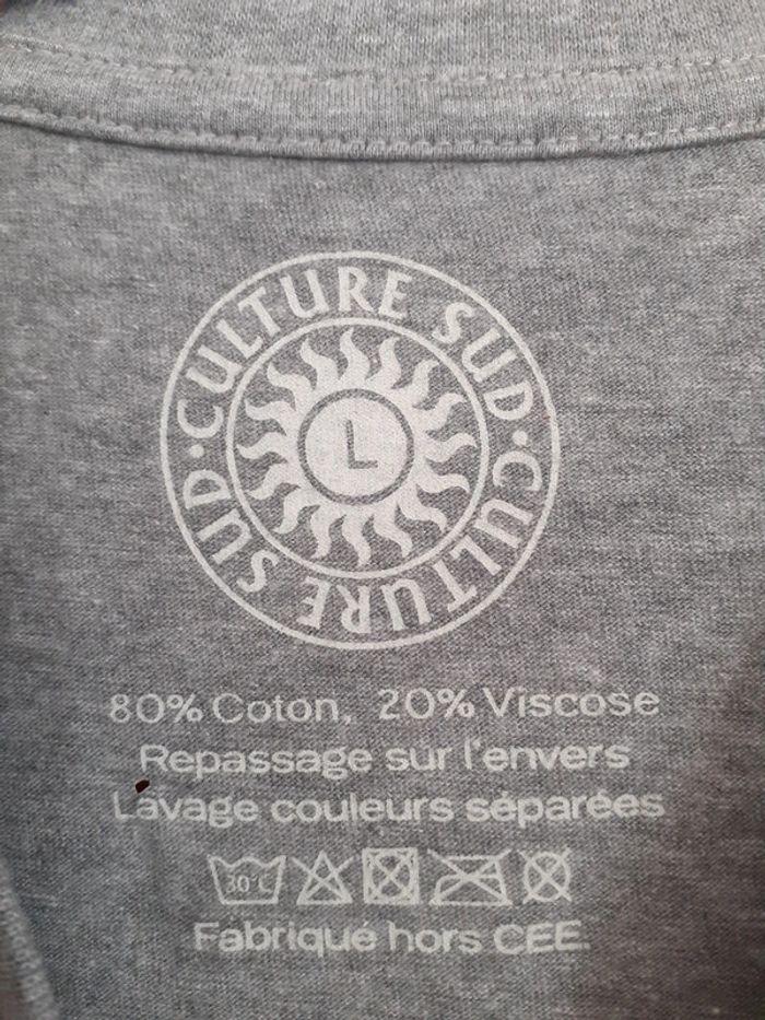 Tee shirt neuf culture Sud taille L - photo numéro 5