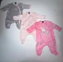 Lot de 3 pyjama bébé fille