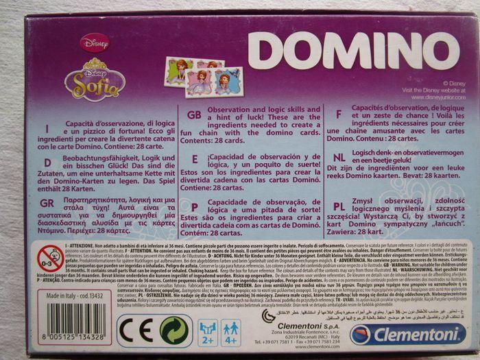 Jeu de dominos Clementoni - Princesse Sofia Disney - photo numéro 2