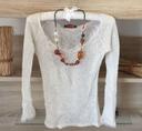 Pull laine original avec collier