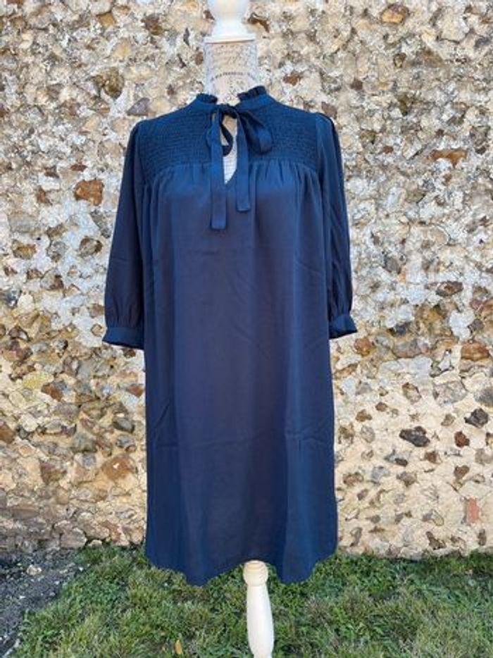 Robe marine Camaïeu taille 34 - photo numéro 1