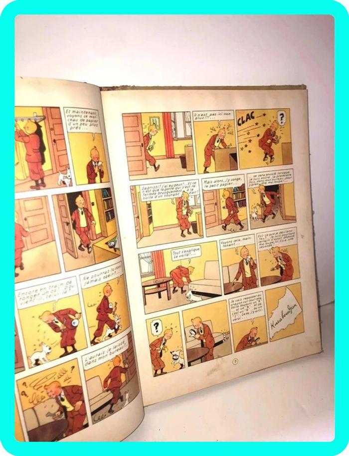 Bd Bande dessinée les aventures de tintin, le crabe aux princes d’or b23 1957 - photo numéro 10