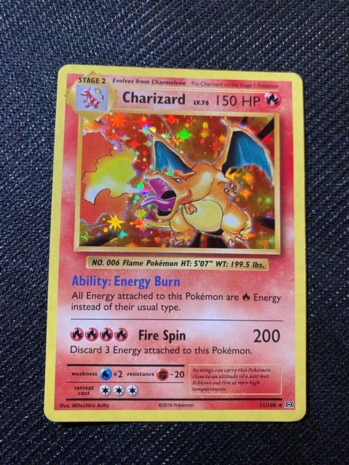 Charizar Holo Pokémon Évolution 11/108 - 2016 - photo numéro 1