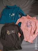 Lot de 3 hauts col roulé 8 ans