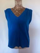 Blouse bleu sans manches hm taille 36